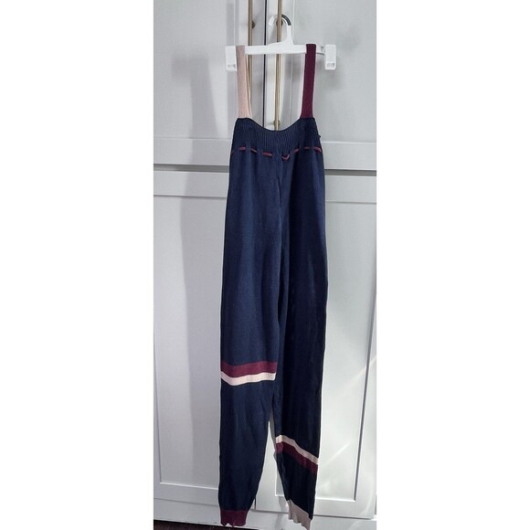 Vtg 90s Harmonie Knitwear Dance Romper Warm Up Cover Outfit Colorblock M - Picture 8 of 8